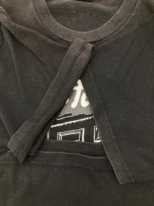stussy（ステューシー）stussy (ステューシー) POUND (パウンド) Stu York Crew S/S Tee ブラック サイズ:Ｍの古着・服飾アイテム