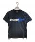 stussy（ステューシー）の古着「SCRIPT TEE」｜ブラック
