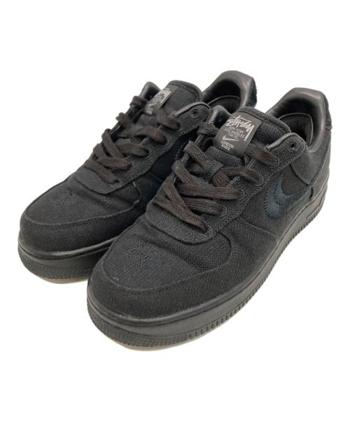 NIKE（ナイキ）NIKE (ナイキ) stussy (ステューシー) AIR FORCE 1 LOW/STUSSY ブラック サイズ:US7の古着・服飾アイテム