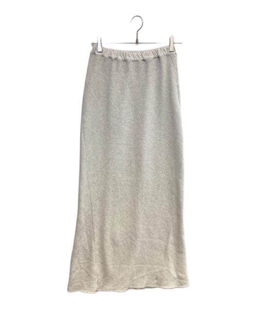 FRAMeWORK（フレームワーク）FRAMeWORK (フレームワーク) ワッフルストレートスカート アイボリー サイズ:36の古着・服飾アイテム
