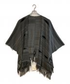 DEUXIEME CLASSEドゥーズィエム クラス）の古着「motif ポンチョ」｜グレー
