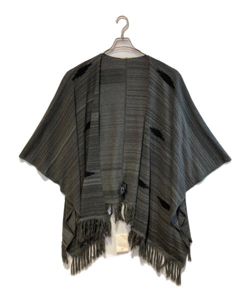 DEUXIEME CLASSE（ドゥーズィエム クラス）DEUXIEME CLASSE (ドゥーズィエム クラス) motif ポンチョ グレー サイズ:Free 未使用品の古着・服飾アイテム