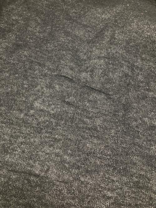 sulvam（サルバム）sulvam (サルバム) アシンメトリーシースルーニット ブラック サイズ:Sの古着・服飾アイテム