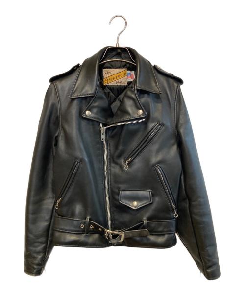 Schott（ショット）Schott (ショット) ワンスターダブルライダースジャケット ブラック サイズ:34の古着・服飾アイテム