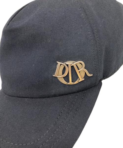 Dior（ディオール）Dior (ディオール) DIORチャームキャップ ブラック サイズ:XLの古着・服飾アイテム