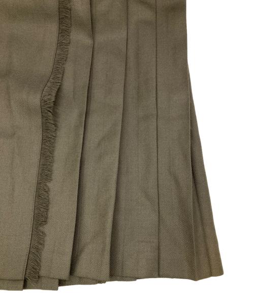 O'NEIL OF DUBLIN（オニールオブダブリン）O'NEIL OF DUBLIN (オニールオブダブリン) DARKMOSSロングスカート オリーブ サイズ:GB12の古着・服飾アイテム