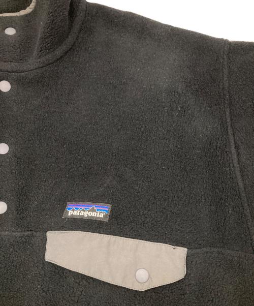 Patagonia（パタゴニア）Patagonia (パタゴニア) シンチラスナップTプルオーバー ブラック サイズ:Mの古着・服飾アイテム