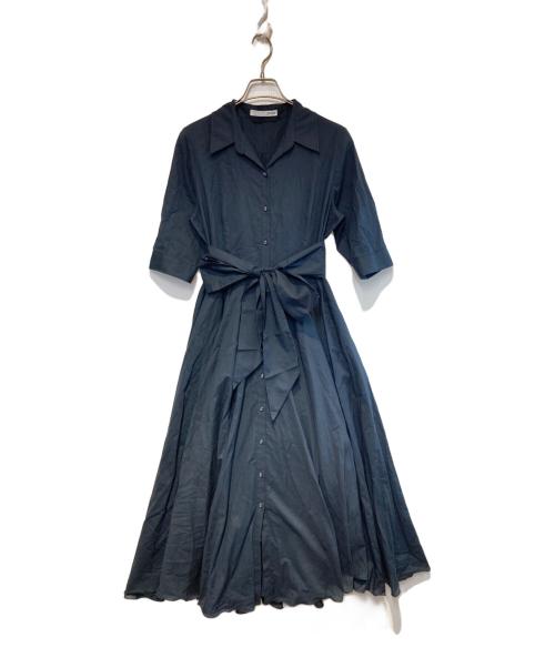 JENNE（ジェンヌ）JENNE (ジェンヌ) オードリールックエアリーワンピース ネイビー サイズ:Mの古着・服飾アイテム