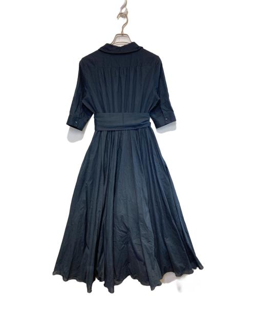 JENNE（ジェンヌ）JENNE (ジェンヌ) オードリールックエアリーワンピース ネイビー サイズ:Mの古着・服飾アイテム