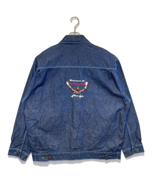 PLATINUM（プラチナ）PLATINUM (プラチナ) ［古着］刺繍デニムジャケット インディゴ サイズ:不明の古着・服飾アイテム