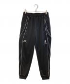 Mastermind WORLD×UMBROマスターマインド ワールド×アンブロ）の古着「TRACK PANTS」｜ブラック