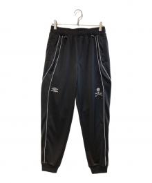 Mastermind WORLD×UMBRO（マスターマインド ワールド×アンブロ）の古着「TRACK PANTS」｜ブラック