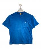 HUMAN MADEヒューマンメイド）の古着「INDIGO POCKET T-SHIRT」｜インディゴ