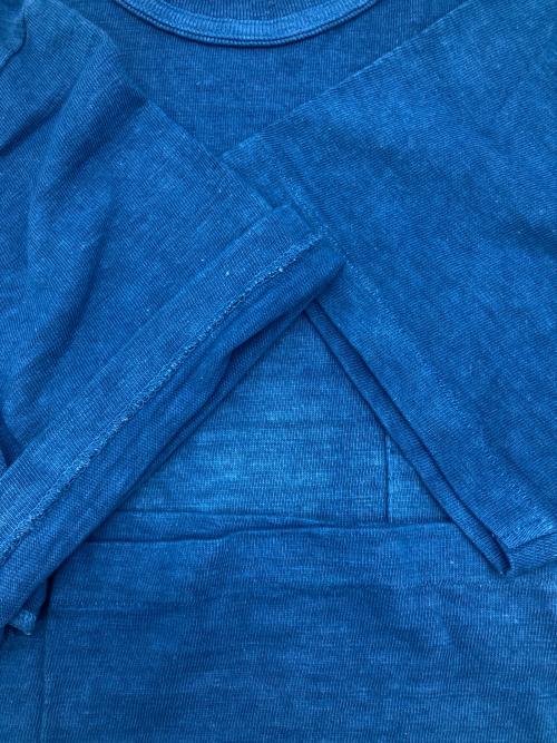 HUMAN MADE（ヒューマンメイド）HUMAN MADE (ヒューマンメイド) INDIGO POCKET T-SHIRT インディゴ サイズ:Lの古着・服飾アイテム