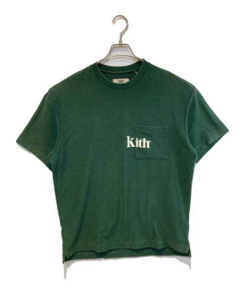 KITH（キス）KITH (キス) Quinn Pocket Tee グリーン サイズ:Mの古着・服飾アイテム