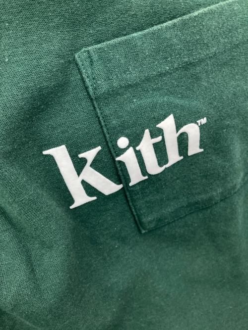 KITH（キス）KITH (キス) Quinn Pocket Tee グリーン サイズ:Mの古着・服飾アイテム