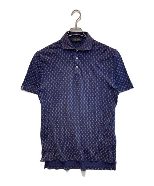 POLO GOLF（ポロ ゴルフ）POLO GOLF (ポロ ゴルフ) ペイズリーS/Sポロシャツ ネイビー サイズ:Sの古着・服飾アイテム