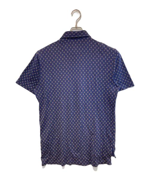POLO GOLF（ポロ ゴルフ）POLO GOLF (ポロ ゴルフ) ペイズリーS/Sポロシャツ ネイビー サイズ:Sの古着・服飾アイテム