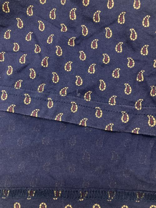 POLO GOLF（ポロ ゴルフ）POLO GOLF (ポロ ゴルフ) ペイズリーS/Sポロシャツ ネイビー サイズ:Sの古着・服飾アイテム