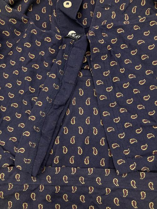 POLO GOLF（ポロ ゴルフ）POLO GOLF (ポロ ゴルフ) ペイズリーS/Sポロシャツ ネイビー サイズ:Sの古着・服飾アイテム