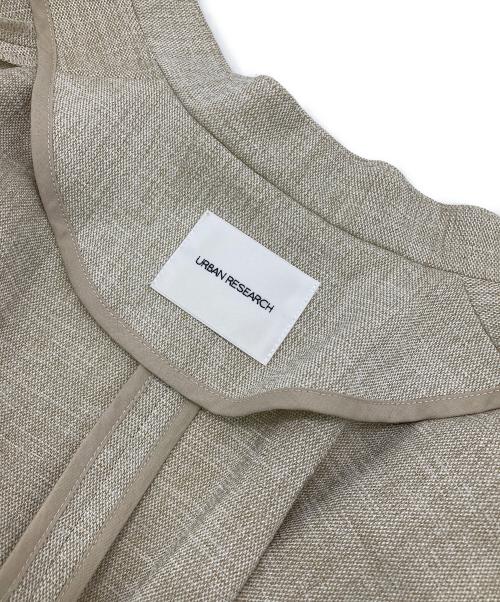 URBAN RESEARCH（アーバンリサーチ）URBAN RESEARCH (アーバンリサーチ) ハーフスリーブジャケット ベージュ サイズ:Freeの古着・服飾アイテム