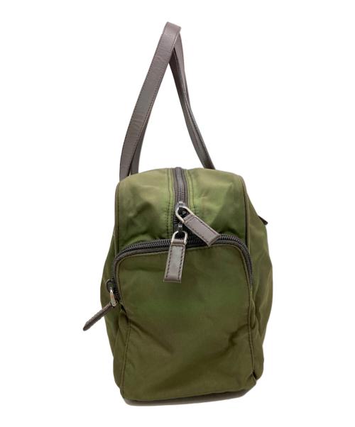 PRADA（プラダ）PRADA (プラダ) ナイロンミニボストンバッグ グリーンの古着・服飾アイテム