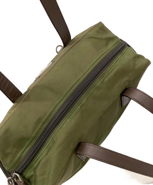 PRADA（プラダ）PRADA (プラダ) ナイロンミニボストンバッグ グリーンの古着・服飾アイテム