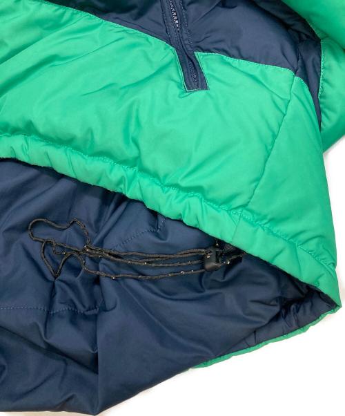 SUPREME（シュプリーム）SUPREME (シュプリーム) Reversible Striped Down Jacket ネイビー×グリーン サイズ:Lの古着・服飾アイテム