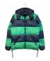 SUPREME（シュプリーム）の古着「Reversible Striped Down Jacket」｜ネイビー×グリーン