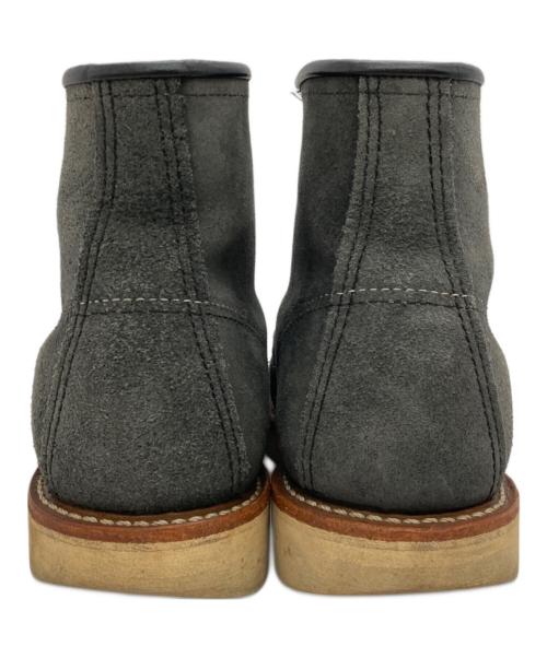 RED WING（レッドウィング）RED WING (レッドウィング) BEAMS (ビームス) 別注スウェードレザー モックトゥ ブーツ グレー サイズ:USA4の古着・服飾アイテム
