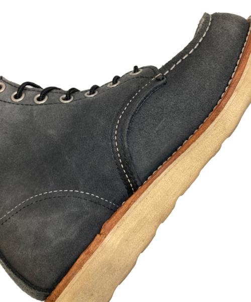 RED WING（レッドウィング）RED WING (レッドウィング) BEAMS (ビームス) 別注スウェードレザー モックトゥ ブーツ グレー サイズ:USA4の古着・服飾アイテム