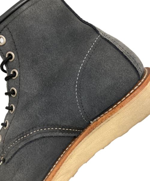 RED WING（レッドウィング）RED WING (レッドウィング) BEAMS (ビームス) 別注スウェードレザー モックトゥ ブーツ グレー サイズ:USA4の古着・服飾アイテム
