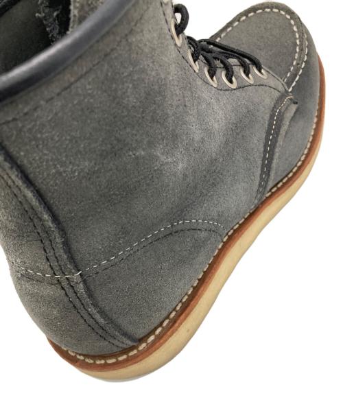 RED WING（レッドウィング）RED WING (レッドウィング) BEAMS (ビームス) 別注スウェードレザー モックトゥ ブーツ グレー サイズ:USA4の古着・服飾アイテム