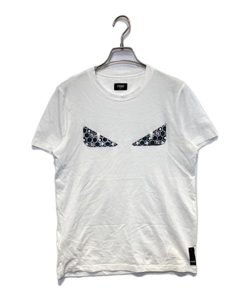 FENDI（フェンディ）FENDI (フェンディ) モンスターアイプリントカットソー ホワイト サイズ:XSの古着・服飾アイテム