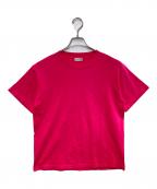BALENCIAGAバレンシアガ）の古着「バックロゴクルーネックカットソー」｜ピンク