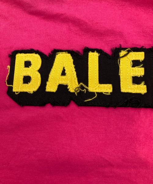 BALENCIAGA（バレンシアガ）BALENCIAGA (バレンシアガ) バックロゴクルーネックカットソー ピンク サイズ:Sの古着・服飾アイテム