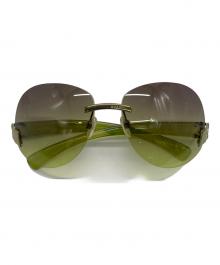 CHANEL（シャネル）の古着「リムレスサングラス」｜グリーン