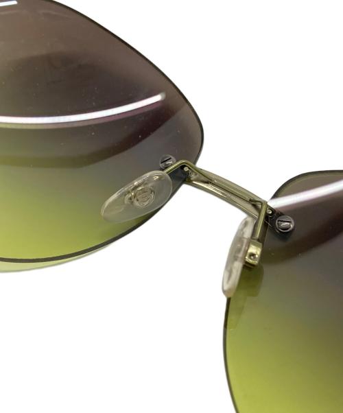 CHANEL（シャネル）CHANEL (シャネル) リムレスサングラス グリーン サイズ:59□17　125の古着・服飾アイテム