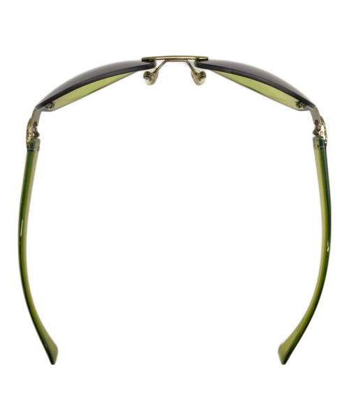 CHANEL（シャネル）CHANEL (シャネル) リムレスサングラス グリーン サイズ:59□17　125の古着・服飾アイテム