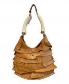 Yves Saint Laurent Rive Gaucheイヴ・サンローラン リヴ・ゴーシュ）の古着「サントロペワンショルダーバッグ」｜ベージュ