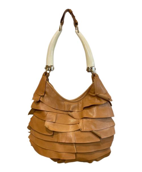 Yves Saint Laurent Rive Gauche（イヴ・サンローラン リヴ・ゴーシュ）Yves Saint Laurent Rive Gauche (イヴ・サンローラン リヴ・ゴーシュ) サントロペワンショルダーバッグ ベージュの古着・服飾アイテム