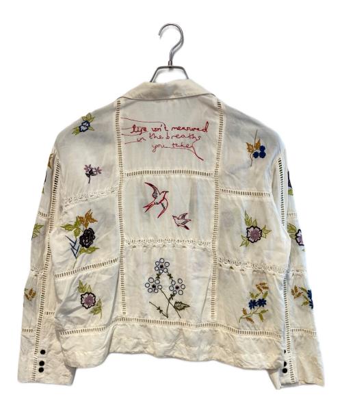 TODAYFUL（トゥデイフル）TODAYFUL (トゥデイフル) Embroidery Patchwork Shirts アイボリー サイズ:FREEの古着・服飾アイテム