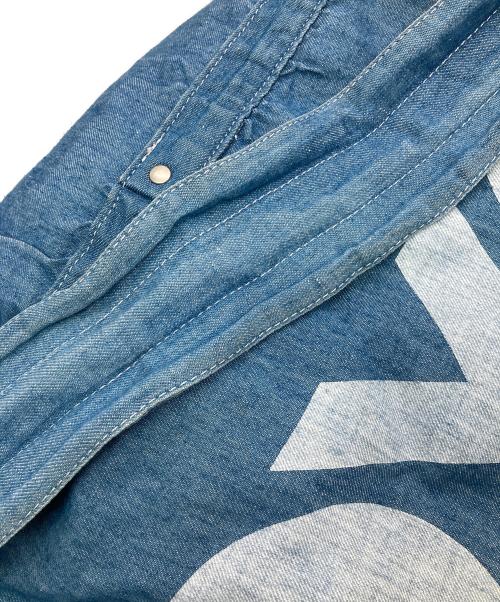 eYe COMME des GARCONS JUNYAWATANABE MAN（アイ コム デ ギャルソン ジュンヤ ワタナベ マン）eYe COMME des GARCONS JUNYAWATANABE MAN (アイ コム デ ギャルソン ジュンヤ ワタナベ マン) デニムトートバッグ ブルーの古着・服飾アイテム