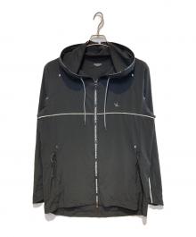 1PIU1UGUALE3 RELAX（ウノピゥウノウグァーレトレ リラックス）の古着「パイピングフーディー」｜ブラック