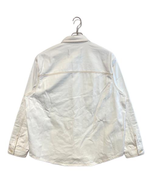 COACH（コーチ）COACH (コーチ) ツイルオーバーシャツ ホワイト サイズ:XLの古着・服飾アイテム