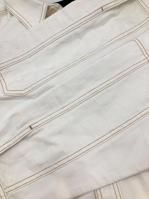 COACH（コーチ）COACH (コーチ) ツイルオーバーシャツ ホワイト サイズ:XLの古着・服飾アイテム