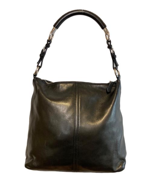 PRADA（プラダ）PRADA (プラダ) NAPPA HANDLEワンショルダーバッグ ブラックの古着・服飾アイテム