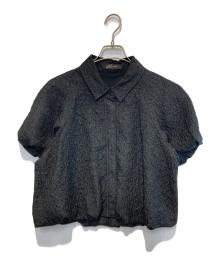 STUNNING LURE（スタニングルアー）の古着「フラッフィージャガードトップス」｜ブラック