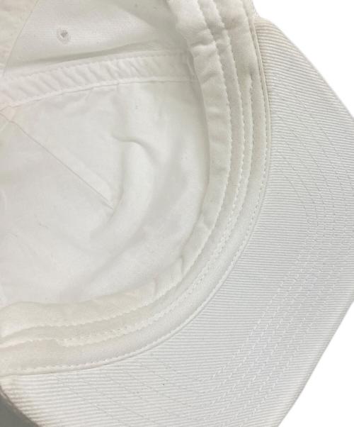 CELINE（セリーヌ）CELINE (セリーヌ) ロゴプリントベースボールキャップ ホワイト サイズ:Lの古着・服飾アイテム