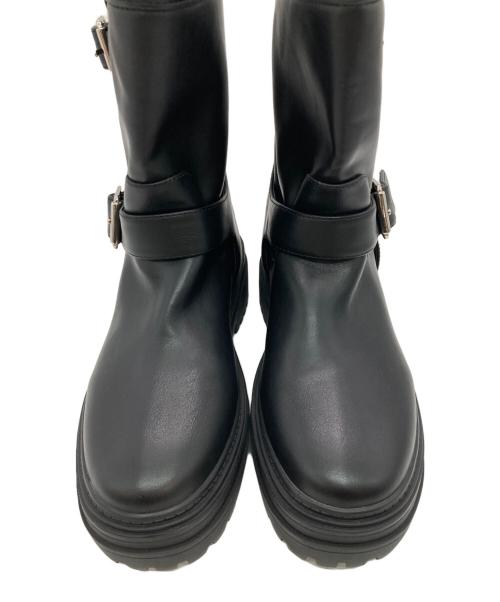 mystic（ミスティック）mystic (ミスティック) エンジニアミドルブーツ ブラック サイズ:36の古着・服飾アイテム